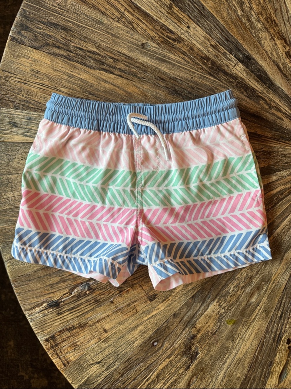 The Beaufort Bonnet Company Pastel Chevron Shorts - Pink, Mint & Blue